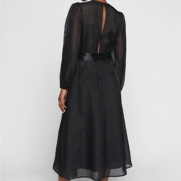 NWT Reformation Meesha Dress in Black - Picture 3 of 8